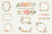 Soft Coral, Pink and White Flowers, an Illustration by Graphic Blue Bird (Thumbnail 3 of 6)
