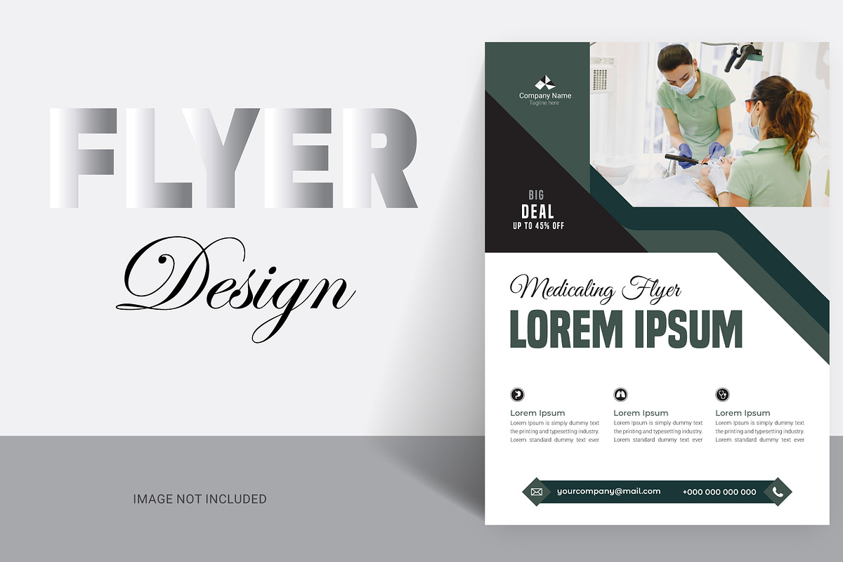 Medical Flyer Template Design, a Flyer Template by hkmonir (Photo 1 of 3)