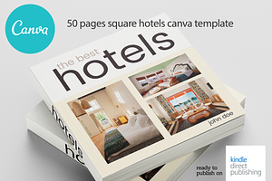 Canva Best Hotel Square Mag Template