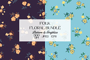 Ditsy Floral Pattern Bundle, a Pattern Graphic by StudioGlouna (Thumbnail 1 of 11)