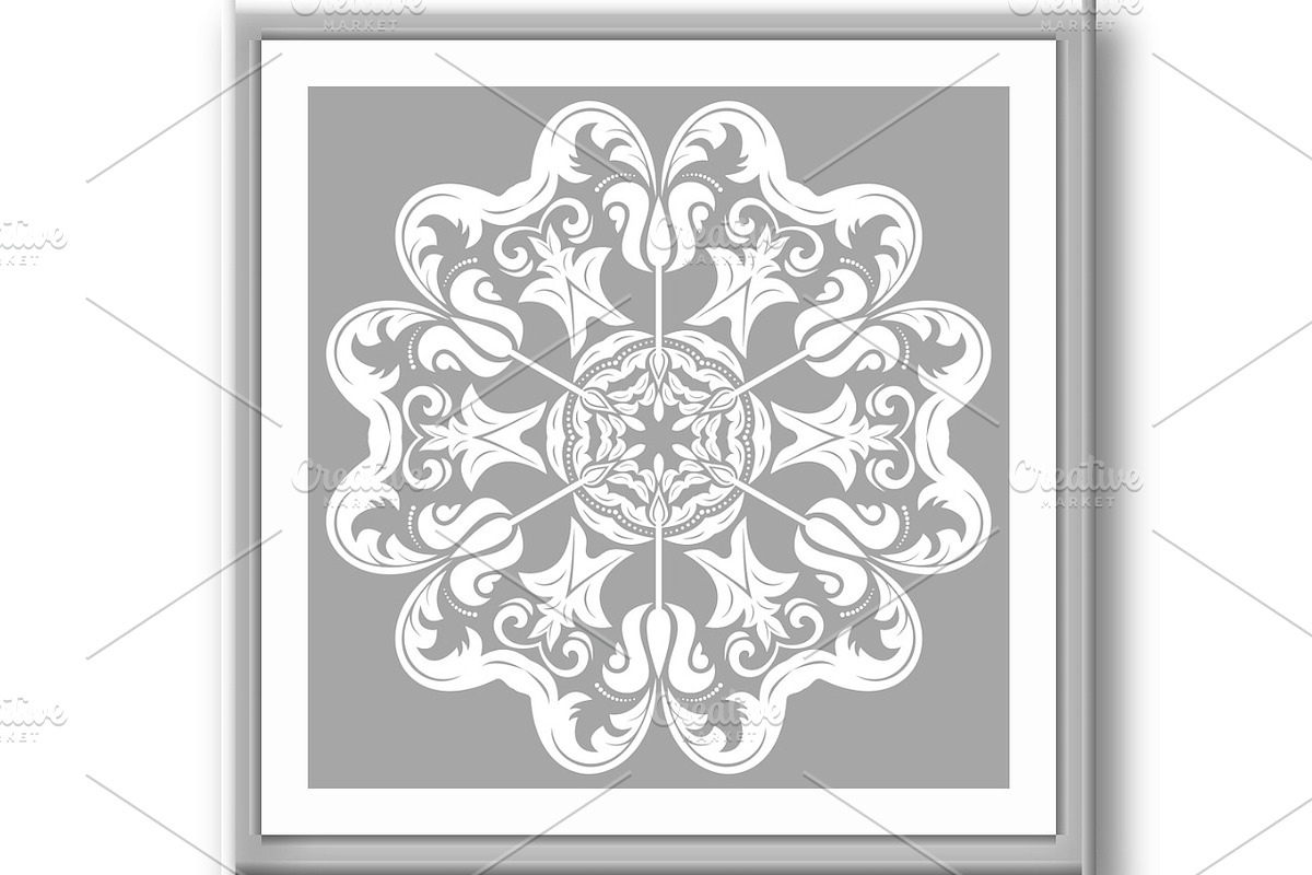 Classic Vector Fine Pattern With, a Pattern Graphic by FineArtStudio (Photo 3 of 3)