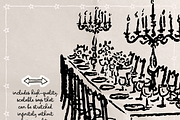 Wedding Rehearsal Dinner Clipart Set, an Object Illustration by The October Creative (Thumbnail 3 of 13)