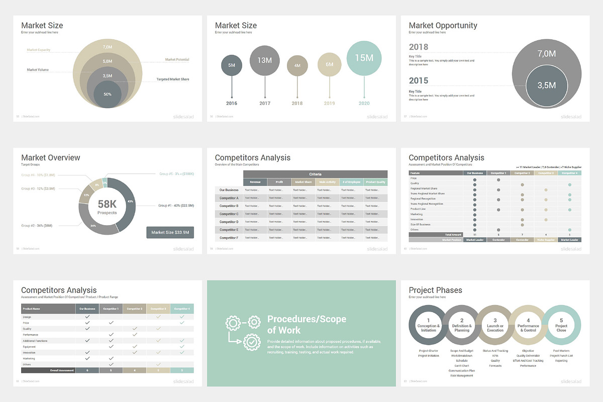 Project Proposal PowerPoint Template, a Presentation Template by SlideSalad (Photo 12 of 34)