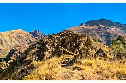 Machu Pitumarca ancient Inca town in, an Architecture Photo by Leonid Andronov