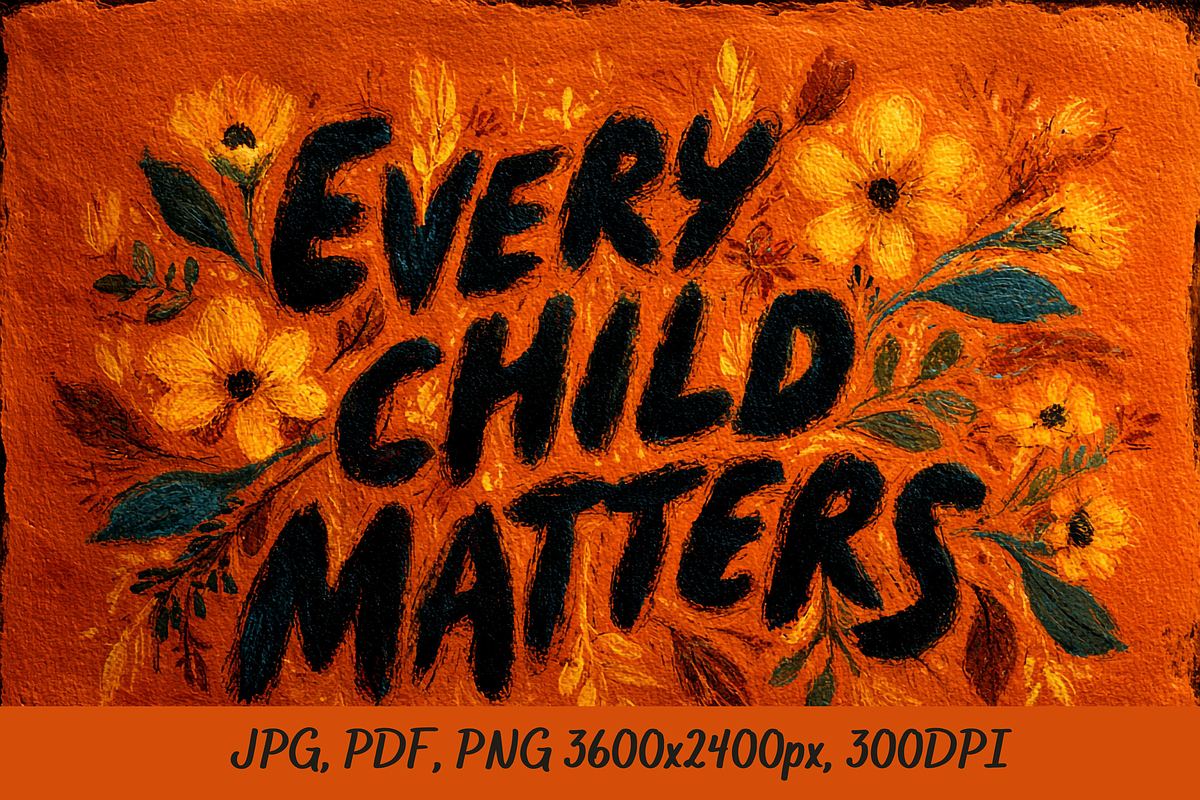Every Child Matters | Orange T-Shirt, an Illustration by DesignHub (Photo 2 of 2)