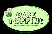 Cake Topping, a Script Font by FreshTypeINK (Thumbnail 1 of 7)