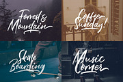 Black Mountage - Brush Font, a Script Font by Sarid Ezra (Thumbnail 4 of 7)