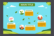 Farming Infographic Template, a Templates & Theme by Bartama Graphic (Thumbnail 4 of 4)