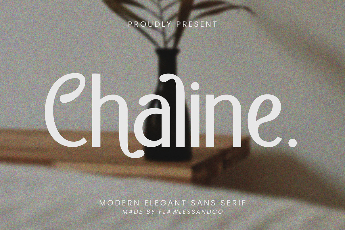 Chaline - Modern Elegant Sans Serif, a Sans Serif Font by Flawless And Co (Photo 1 of 10)