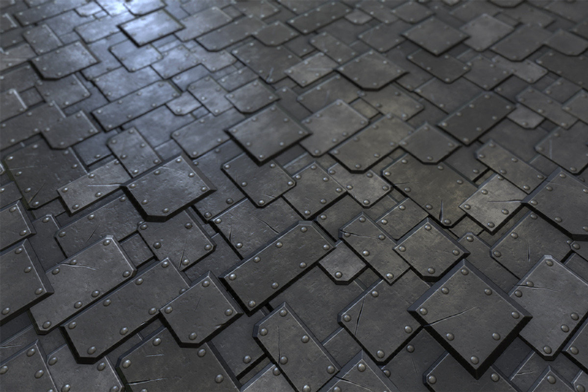Metal Plate Tile 02, a Textures & Material 3D Model by Environment Design (Photo 2 of 4)