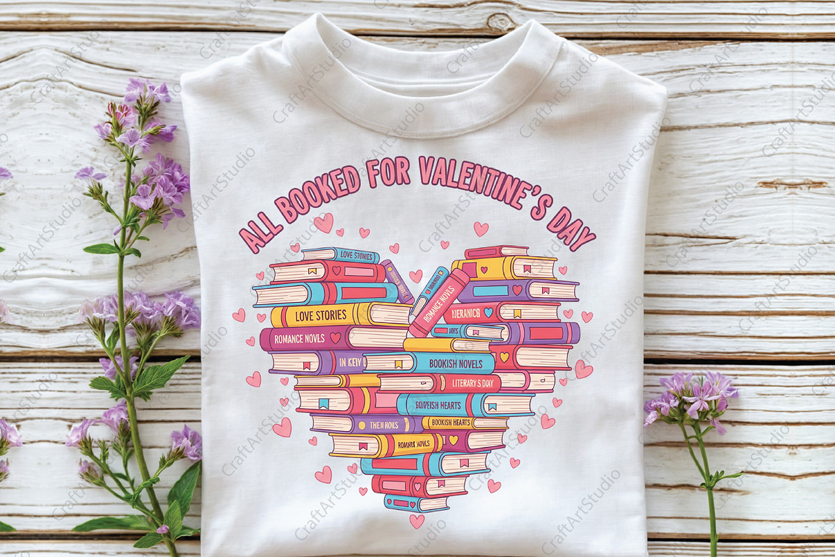 All Booked for Valentines PNG, an Illustration by CraftArtStudio (Photo 2 of 4)