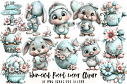 Whimsical Pastel Easter Clipart, an Illustration by OK Design (Thumbnail 1 of 6)
