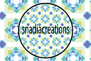 Modern Mosaic Diamond, a Pattern Graphic by snadiacreations (Thumbnail 1 of 3)