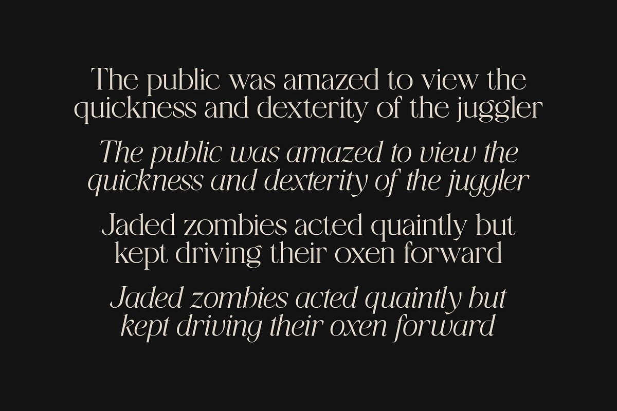 Tangier - Classy Modern Serif, a Serif Font by Viswell (Photo 10 of 12)