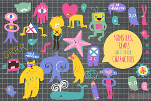 Monsters, Freaks & other characters