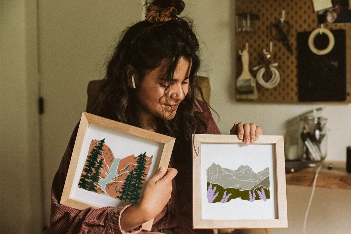 National Parks & Mountain Ranges, an Illustration by Drawn By Arianna (Photo 2 of 4)