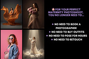 70 AI Maternity Photoshoot Prompts, a Beauty & Fashion Photo by Selenique Studio (Thumbnail 5 of 9)