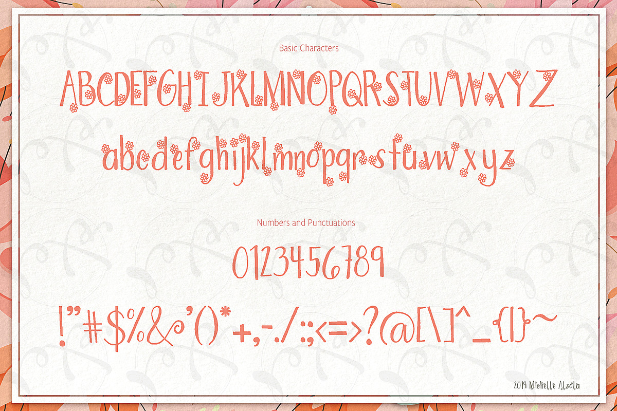 Spring Love Display Font preview 3