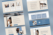 Pilates Yoga Canva Website, a Landing Page Template by Unalome Design Studio (Thumbnail 4 of 5)