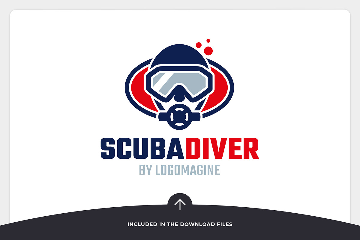 Scuba Diver Logo Template, a Branding & Logo Template by LOGOMAGINE (Photo 8 of 16)