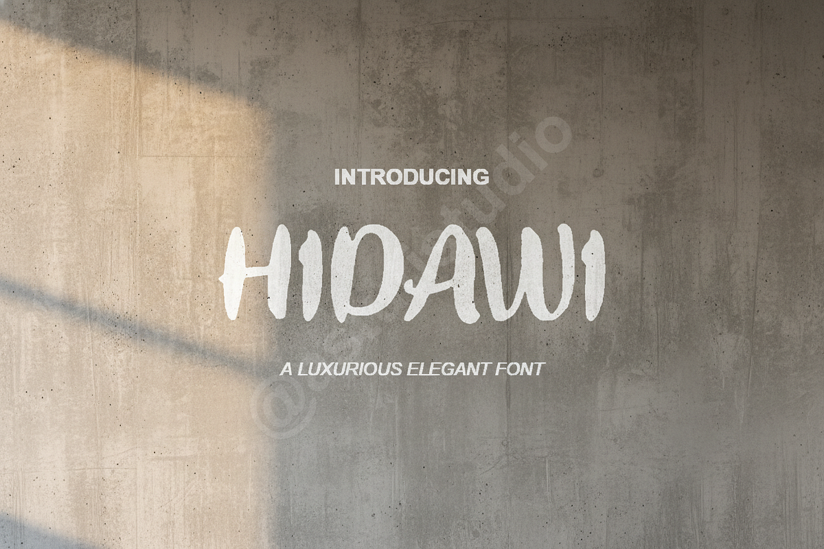 Hidawi - Elegant Modern Serif Typefa, a Font by Astuti Studio (Photo 1 of 16)
