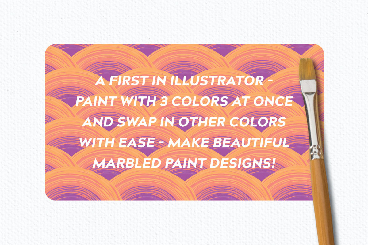 Multi-color, Mixed Paint Brushes preview 3