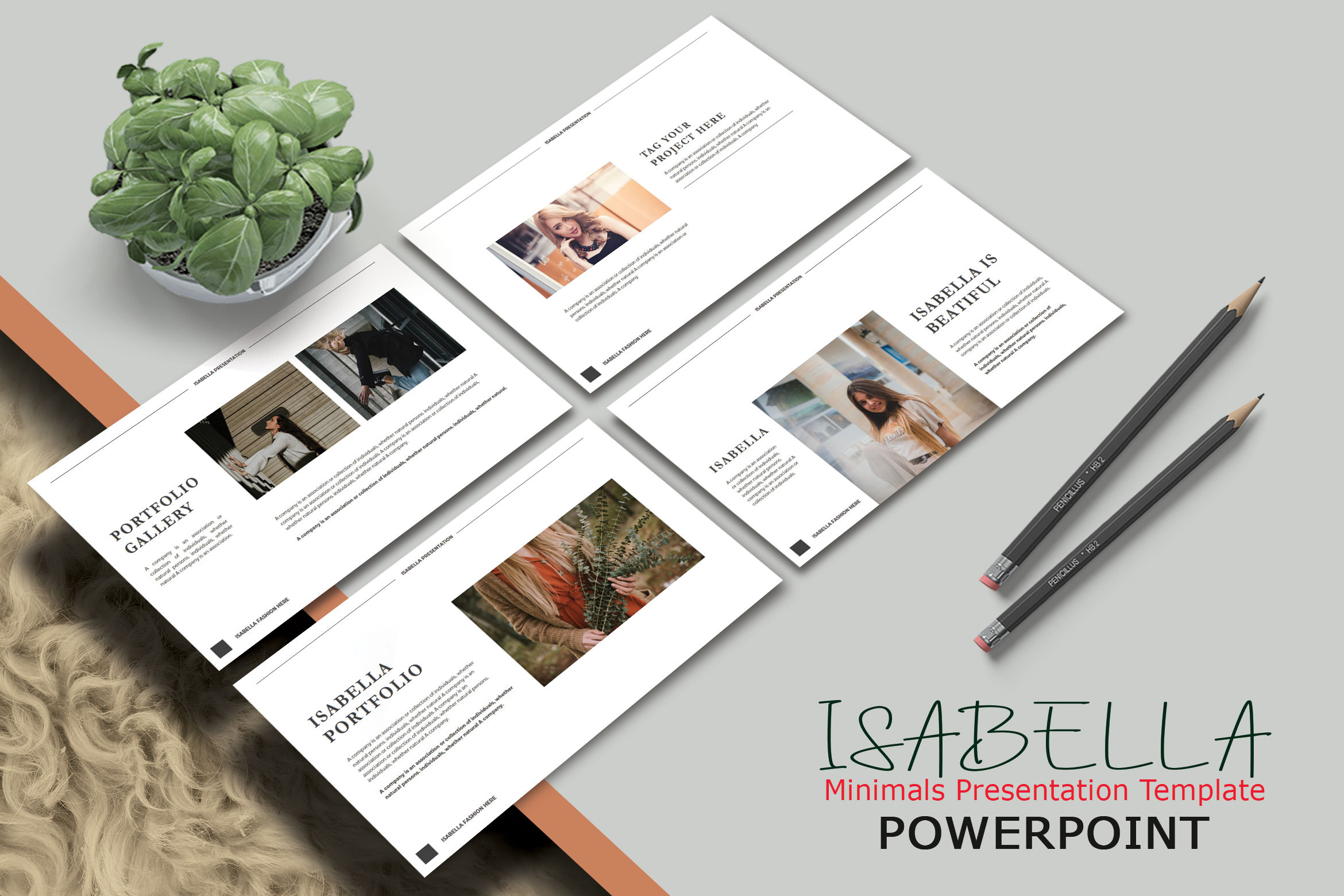 ISABELLA - Powerpoint Template, a Presentation Template by TypeMakers