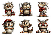 Whimsical Easter Owl Clipart, an Illustration by Dream Creation (Thumbnail 5 of 6)