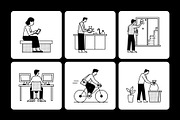 45 Animated Modern Lifestyle Icons, an Outline Icon by Prosymbols (Thumbnail 3 of 4)