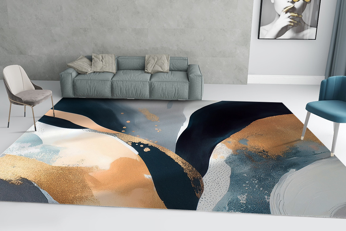 modern abstract painting wall art, a Decorative Illustration by Muzi pear studio (Photo 6 of 12)