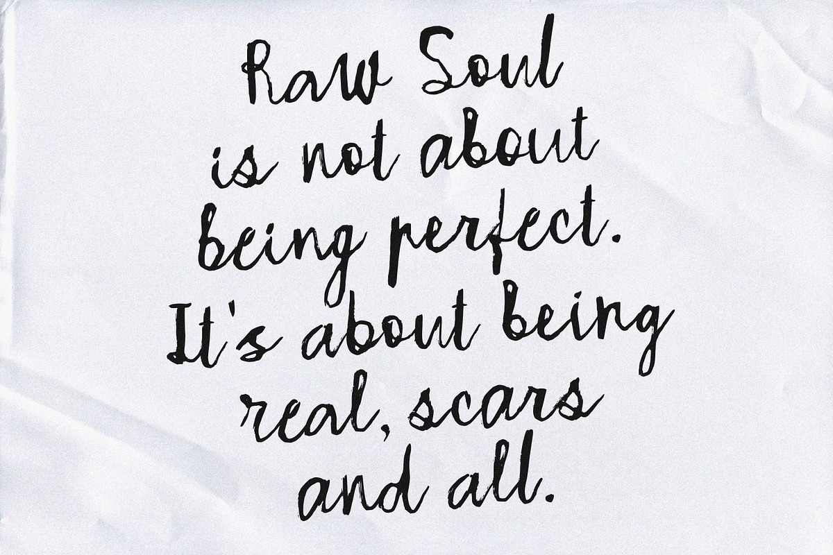 Raw Soul Expressive Messy Script, a Script Font by AnMark (Photo 6 of 15)