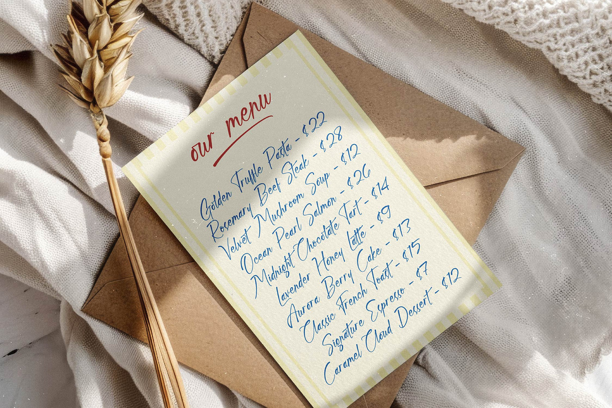 Changke Anitsuka Handwritten Ink, a Script Font by Letterena Studios Script (Photo 5 of 10)