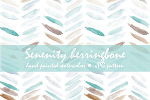 Earthy and serenity chevron pattern