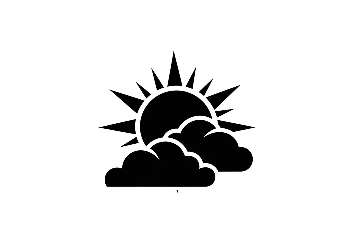 Sun Behind Clouds Silhouette Bundle, an Illustration by Gaye Art (Photo 28 of 31)