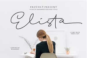 Elista // A Casual Handwritten Font
