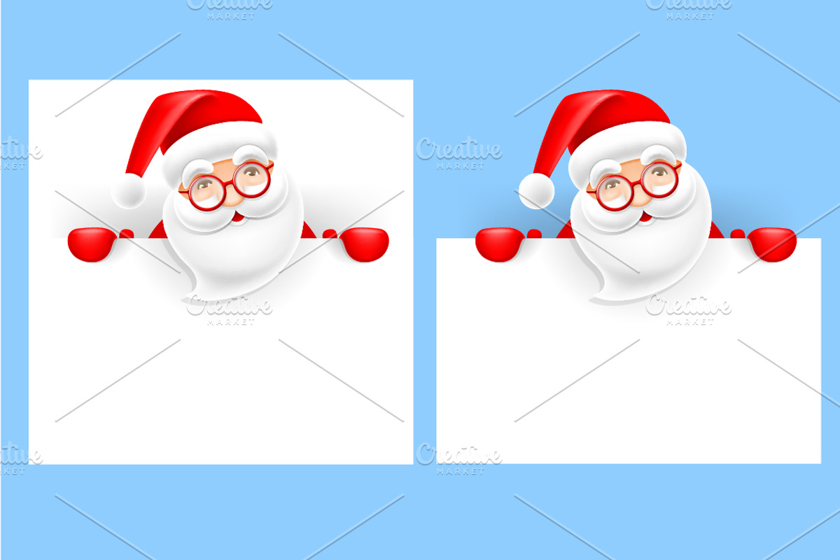 Christmas Designs With Santa Claus, an Illustration by Vector beauty (Photo 4 of 4)