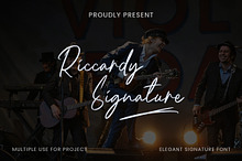 Riccardy Signature Font