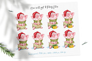 From Christmas to Easter Set, an Animal Illustration by Eva Katerina (Thumbnail 7 of 24)