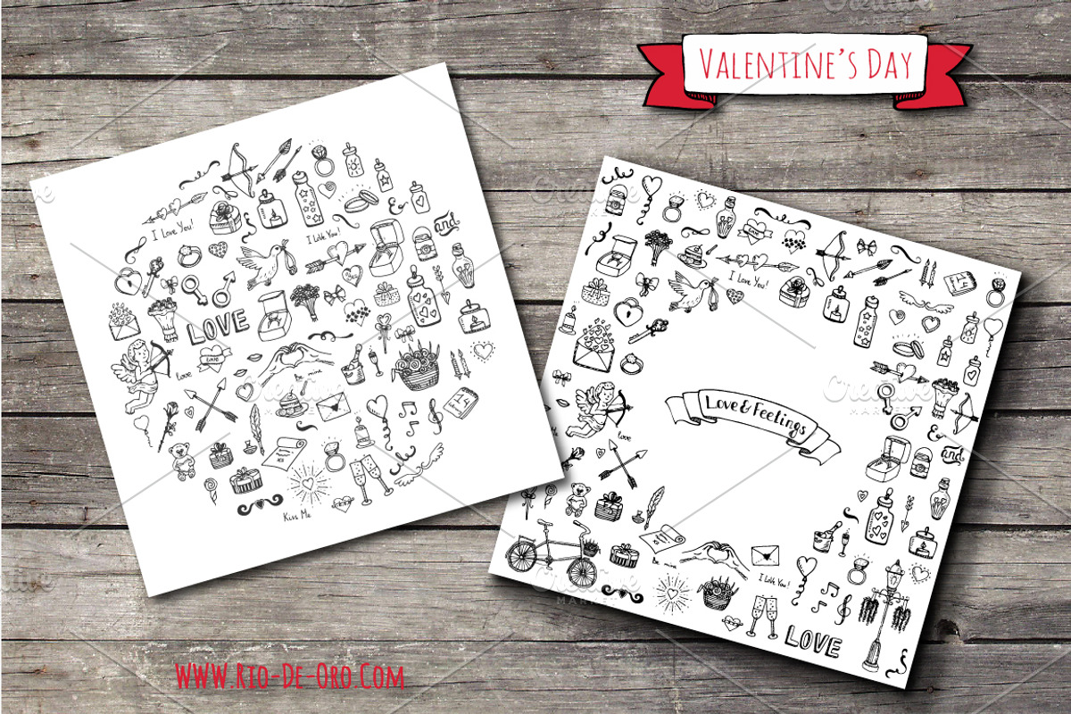 Happy Valentin's Day! 90 love icons!, an Object Graphic by Natasha-Pankina.com (Photo 3 of 3)