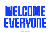 CS Wisdom Semipixel, a Sans Serif Font by Craft Supply Co. (Thumbnail 6 of 8)