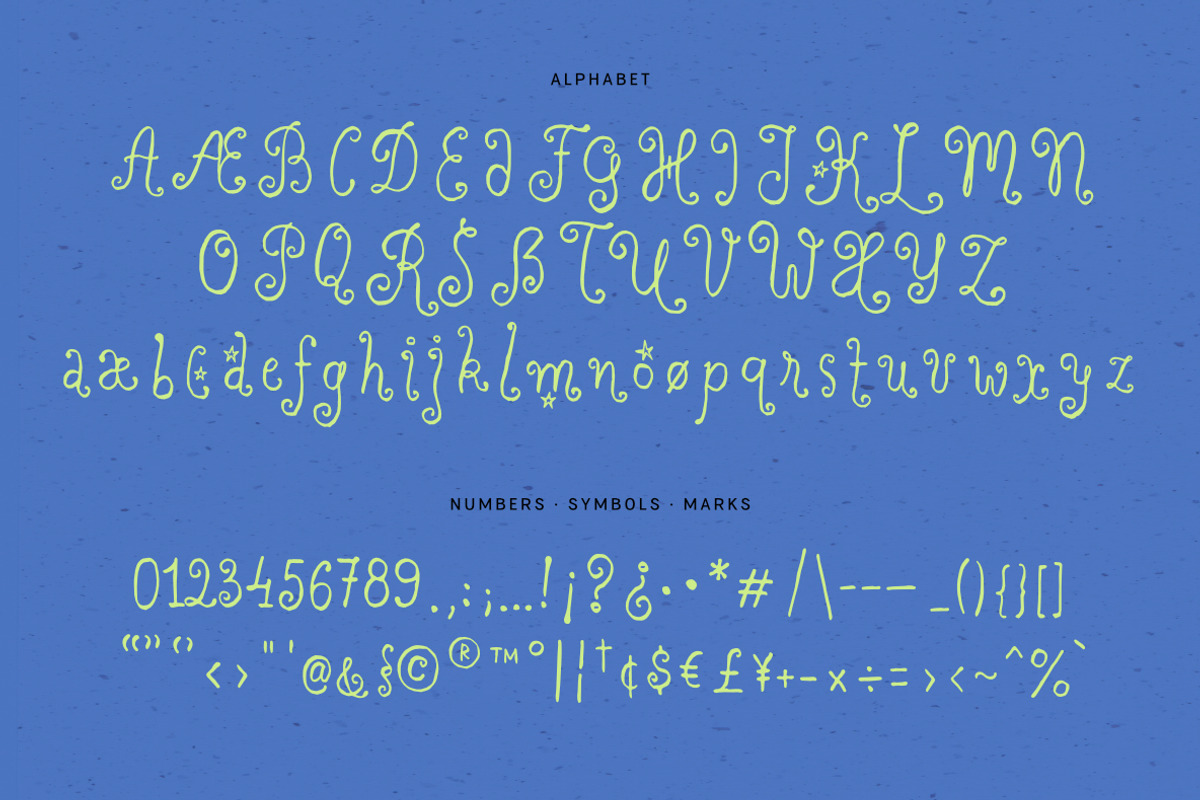 Dreaming Ocean | Curly Whimsy Font, a Handwritten Font by type peace (Photo 14 of 15)