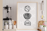 Cute Bakery SVG Illustrations, a Food Illustration by HalieKStudio (Thumbnail 5 of 9)