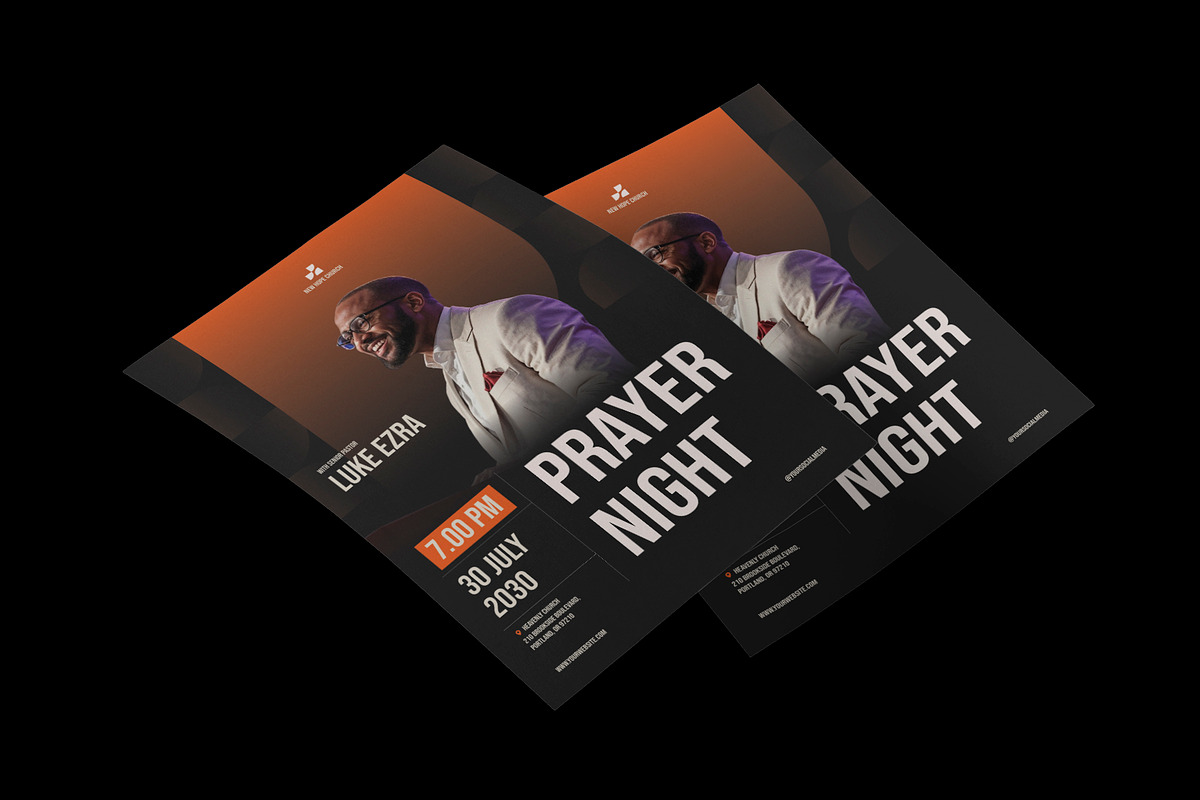 Elegant Church Flyer, a Flyer Template by Neermana (Photo 3 of 4)