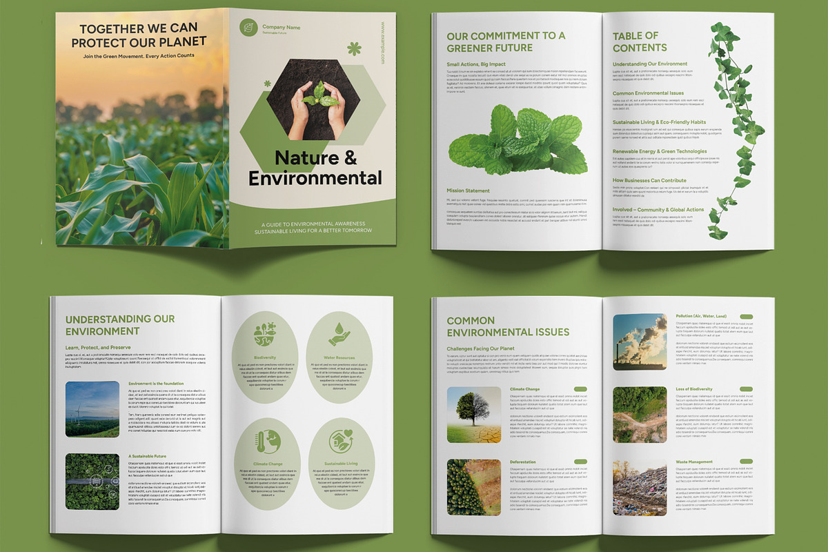 Nature And  Environmental Awareness, a Brochure Template by MightyDesign (Photo 2 of 6)