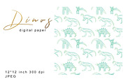 Dinosaurs Illustrations And Patterns, a Graphic by kh_cat (Thumbnail 4 of 14)