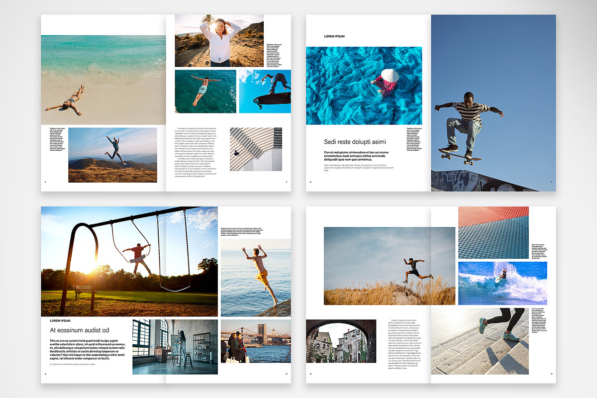 Modern Lifestyle Lookbook Template preview 3