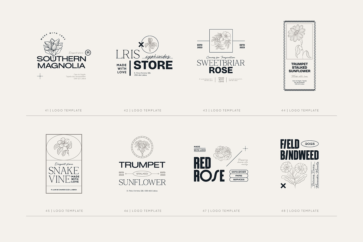 Elegant Floral | Logo Kit, a Branding & Logo Template by KetteCreate (Photo 15 of 23)