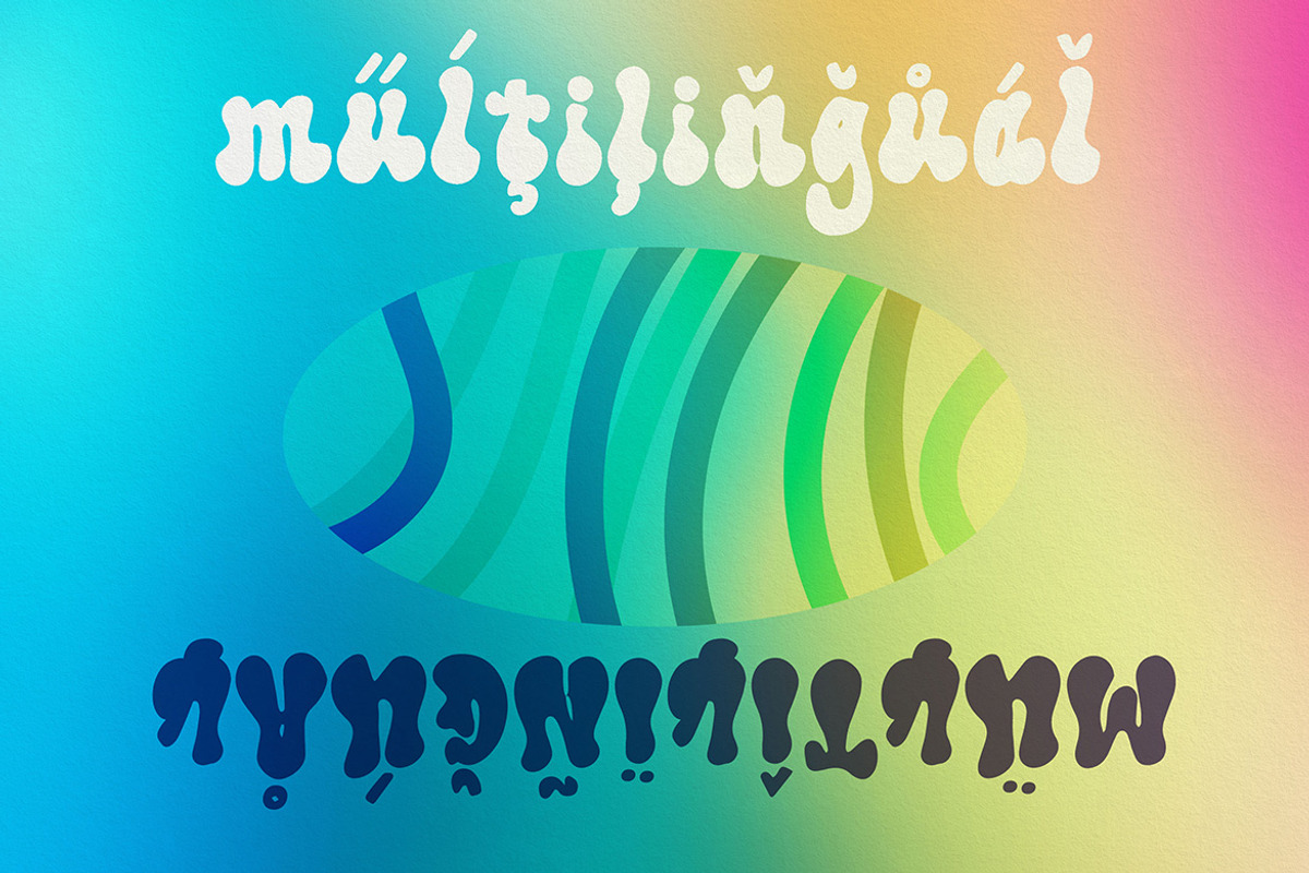 Eighties Party - Bubble Retro Font, a Font by Deeezy (Photo 5 of 6)
