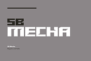 Mecha - block font, a Font by SelfBuild Type (Thumbnail 1 of 13)