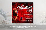 Valentines Party Flyer, a Flyer Template by DesignDevisers (Thumbnail 6 of 9)